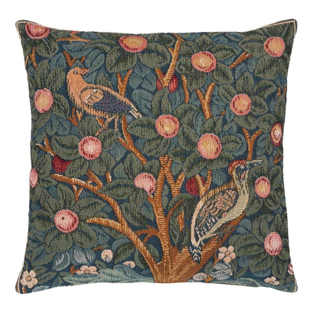 This beautiful tapestry cushion is finely woven by skilled weavers on traditional Jacquard Tapestry looms. The tapestry...