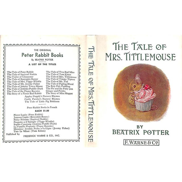 "The Tale of Mrs. Tittlemouse" 1938 Potter, Beatrix For Sale - Image 9 of 9