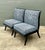 Mid-Century Modern Vintage 1950s Slipper Chairs After Robsjohn Gibbings For Sale - Image 3 of 12