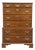 Pennsylvania House Solid Cherry Traditional Style 35" Chest on Chest For Sale