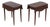 Pair of Baker Mahogany Pembroke Drop Side Tables For Sale
