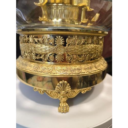 Metal French Empire Ormolu and Cut Crystal Centerpiece from Thomire, 1810 For Sale - Image 7 of 16