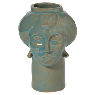 Roxelana Figure, Small • Turquoise Favignana from Crita Ceramiche For Sale