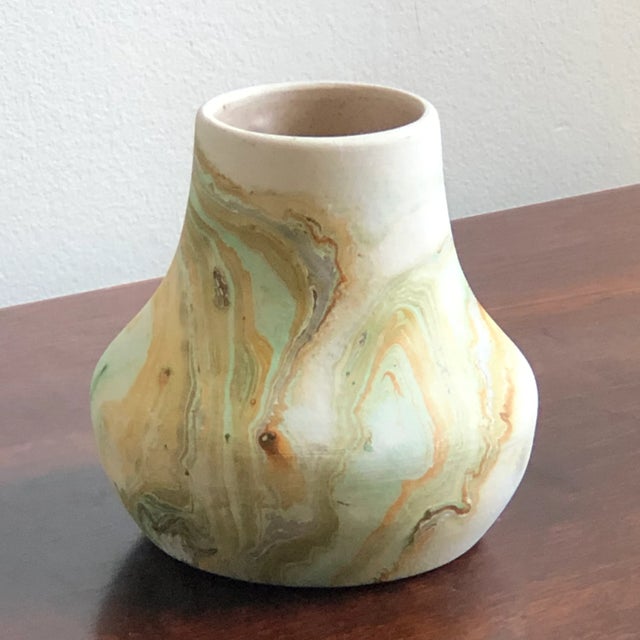Late 20th Century Late 20th Century Nemadji Pottery Vase For Sale - Image 5 of 9