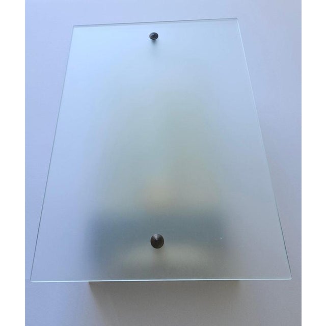 1970s Mid-Century Glass Wall Lamps, Germany, 1970s, Set of 2 For Sale - Image 5 of 10