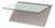Modern Cantilevered Glass Top Coffee Table For Sale