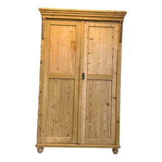 Antique Farmhouse Wardrobe in Wood, 1875 For Sale
