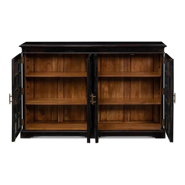 The Morgan Glass Doors Low Sideboard brings beautifully crafted storage to your dining room or living space with its solid...