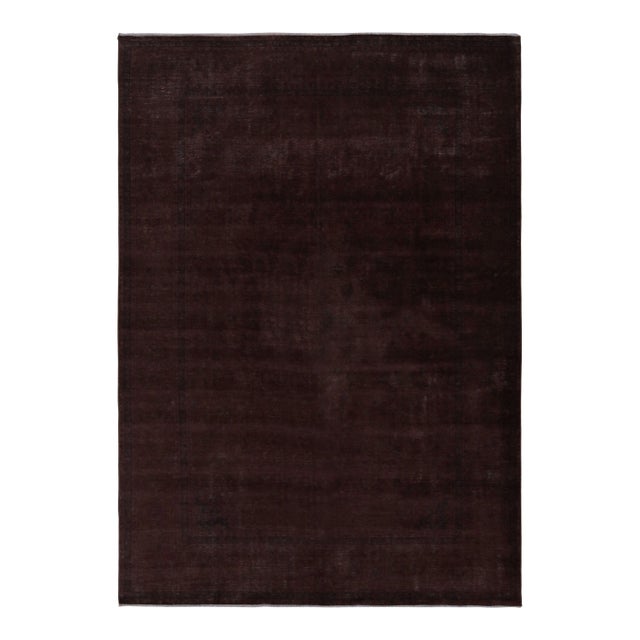 Vintage Persian Rug in Brown by Rug & Kilim For Sale