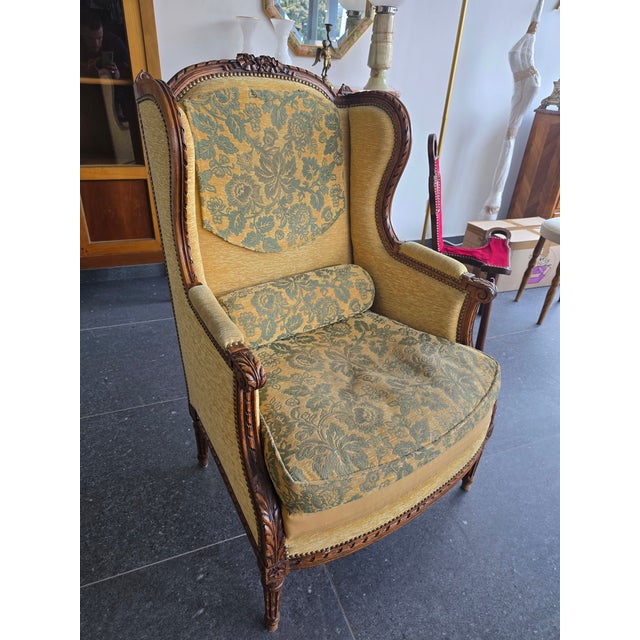 Louis XVI Bergère Armchairs, 19th Century-Early 20th Century, Set of 2 For Sale - Image 12 of 17