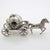 Vintage Italian Handmade Genuine Silver Cinderella Carriage Figurine by Arpa Silversmith, 1970s For Sale - Image 3 of 11
