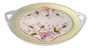 1940s Pink Floral Vanity Dish