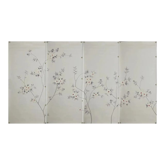 If you love the look of De Gournay wallpaper but not the price, this is for you. The listed price is for 4 panels of 36"...