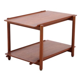 Mid-Century Danish Teak Bar Table by Poul Hundevad, 1960s For Sale