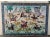 Blue Hand Painted Persian Tile Panel Hunt Scene / Persian Miniature Mosaic Art For Sale - Image 8 of 8