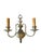 Antique Silver Plate Double Wall Sconces - a Pair For Sale - Image 4 of 8