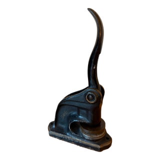 Vintage Cast Iron Industrial Embosser For Sale