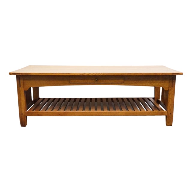 Lexington Furniture Bob Timberlake Arts and Crafts Collection Mission Style 58" Accent Coffee Table 0722-944 For Sale