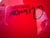 Extra Large Burgundy Lucite Serving Tray For Sale In Miami - Image 6 of 9