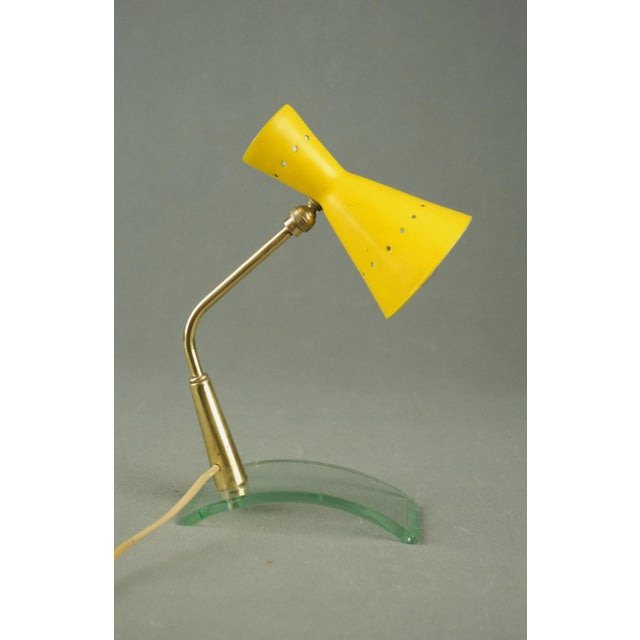 Extremely Rare Italian Table Lamp by Stilnovo, 1950s Classic mid-century lighting from the golden era of Italian design An...