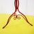 2000 - 2009 Red Metal Freestanding Coat Rack with Curved Hooks For Sale - Image 5 of 8