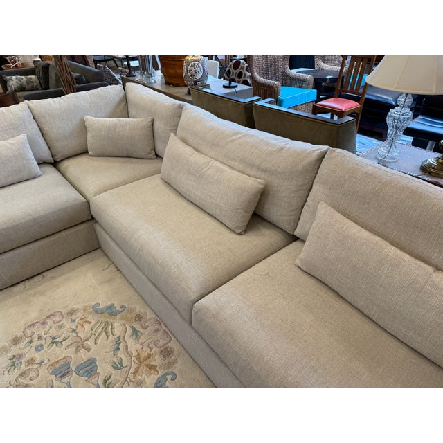 Mitchell Gold + Bob Williams Haywood Two Piece Sectional For Sale - Image 15 of 18