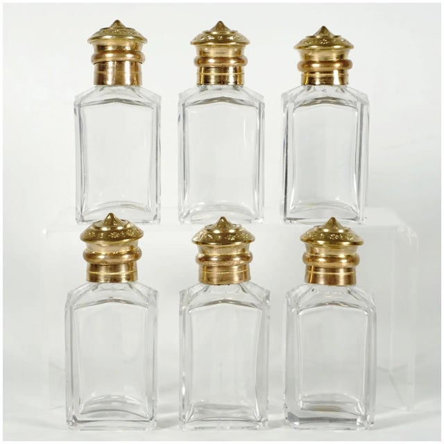 Mid 19th Century Mid 19th Century Antique Baccarat French Cut Crystal Perfume Box, Casket For Sale - Image 5 of 12