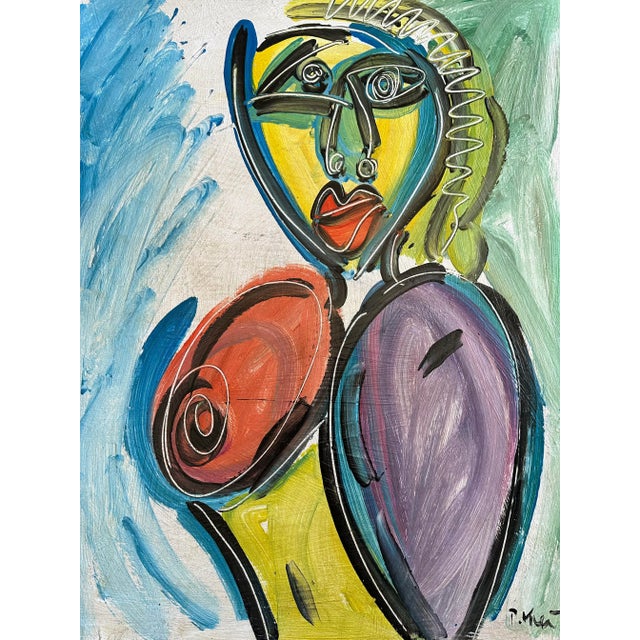 Peter Keil 1964 Titled Original Peter Keil Painting For Sale - Image 4 of 9