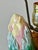 Majolica Style Botanical Table Lamp For Sale - Image 4 of 13