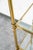 Mid Century Modern Display Cabinet Etagere Compact Brass Glass Shelving Unit For Sale - Image 9 of 12