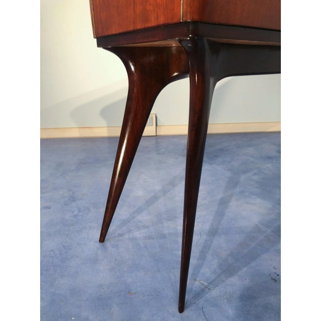 Italian Parchment Center Sideboard by Guglielmo Ulrich, 1950s For Sale - Image 17 of 18