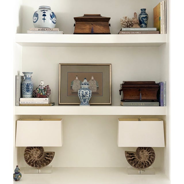 Delft Vintage Dutch Oud Delft Blue and White Vase With Lid For Sale - Image 4 of 13