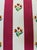 French French Bergere Arm Chair With Red Stripe Upholstery For Sale - Image 3 of 6