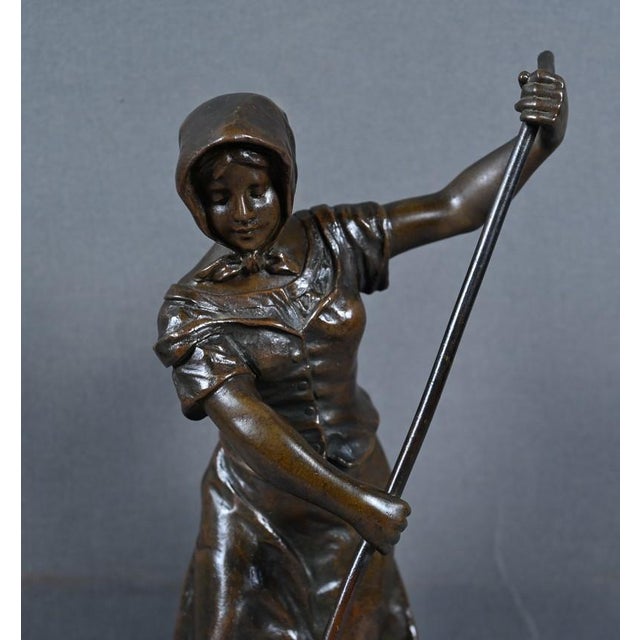 Grisard, The Haymaker, 1930, Bronze For Sale - Image 6 of 18