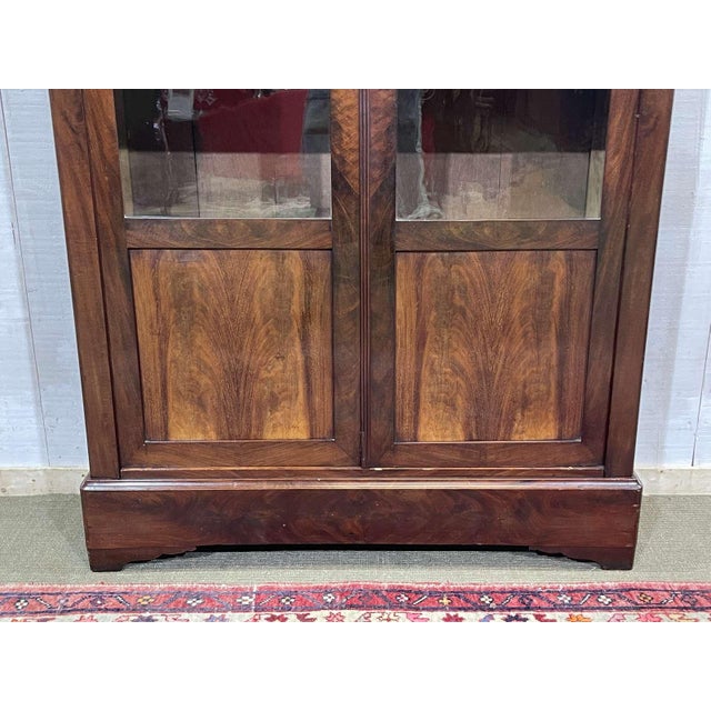 Louis Philippe Mahogany Bookcase, 1800s For Sale - Image 11 of 18