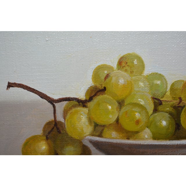 Wonderful Leonardo Cominotto (Italy 1898-1966) still life oil on canvas painting. Signed lower right. Very pretty carved...