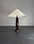 French Brutalist Turned Wood Table Lamp by Charles Dudouyt, 1940s For Sale - Image 11 of 14