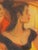 Figurative Woman in Black Dress Pulp Art Portrait/Couple Dancing Figurative, 2 Sided For Sale - Image 3 of 5