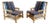Vintage Pair of Coastal Elephant Bamboo Rattan Chairs For Sale
