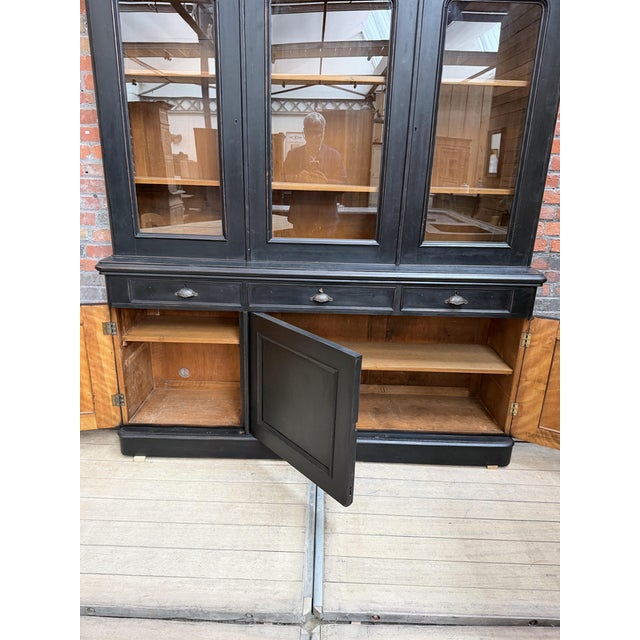 19th Century 19th Century Mahogany Bookcase, France For Sale - Image 5 of 13