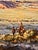 1950s Richard Ellis Wagner "Monument Valley" Original Western Desert Landscape Oil Painting For Sale - Image 5 of 13