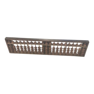 Japanese Soroban Abacus With Dovetailed Edges Meiji Era For Sale