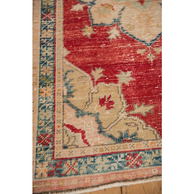1970s Vintage Distressed Oushak Rug Runner - 2'9" x 5'2" For Sale - Image 5 of 9