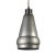 Vintage Nickel Industrial Hammered Pendant Light For Sale - Image 4 of 9