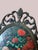 Mid-Century Italian Ornate Cast Metal Oval Wall Plaque – Baroque Floral Still Life For Sale - Image 4 of 6