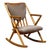 Mid-Century Benny Linden Teak Rocking Chair C.1960 For Sale