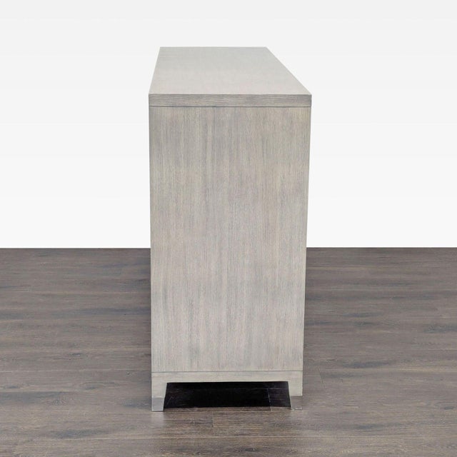 2010s Williams Sonoma Home 8-Drawer Modern Gray Wood Dresser For Sale - Image 5 of 12