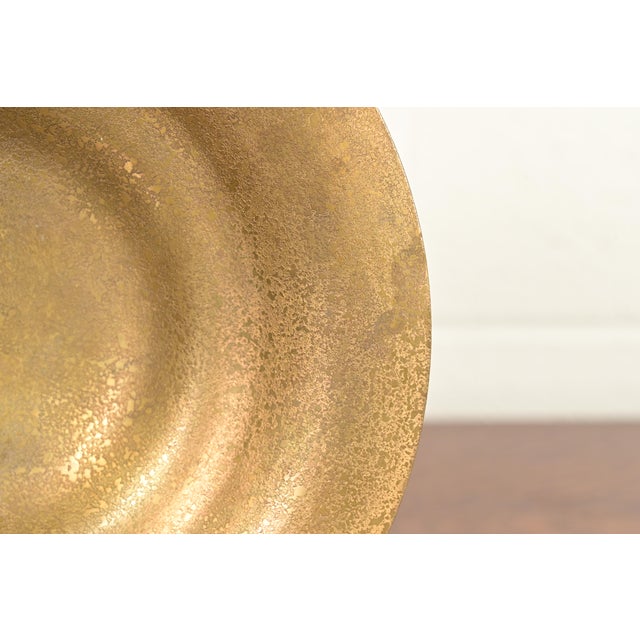 Bronze Tiffany Studios New York Bronze Doré Plate or Shallow Bowl For Sale - Image 8 of 12