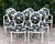 A Set of Eight Maison Jansen Style French Louis XVI Chairs With New Upholstery For Sale - Image 12 of 12