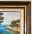 Paint Rene Dulieu Coastal Scene Of The French Riviera C. 1960 Painting For Sale - Image 7 of 7